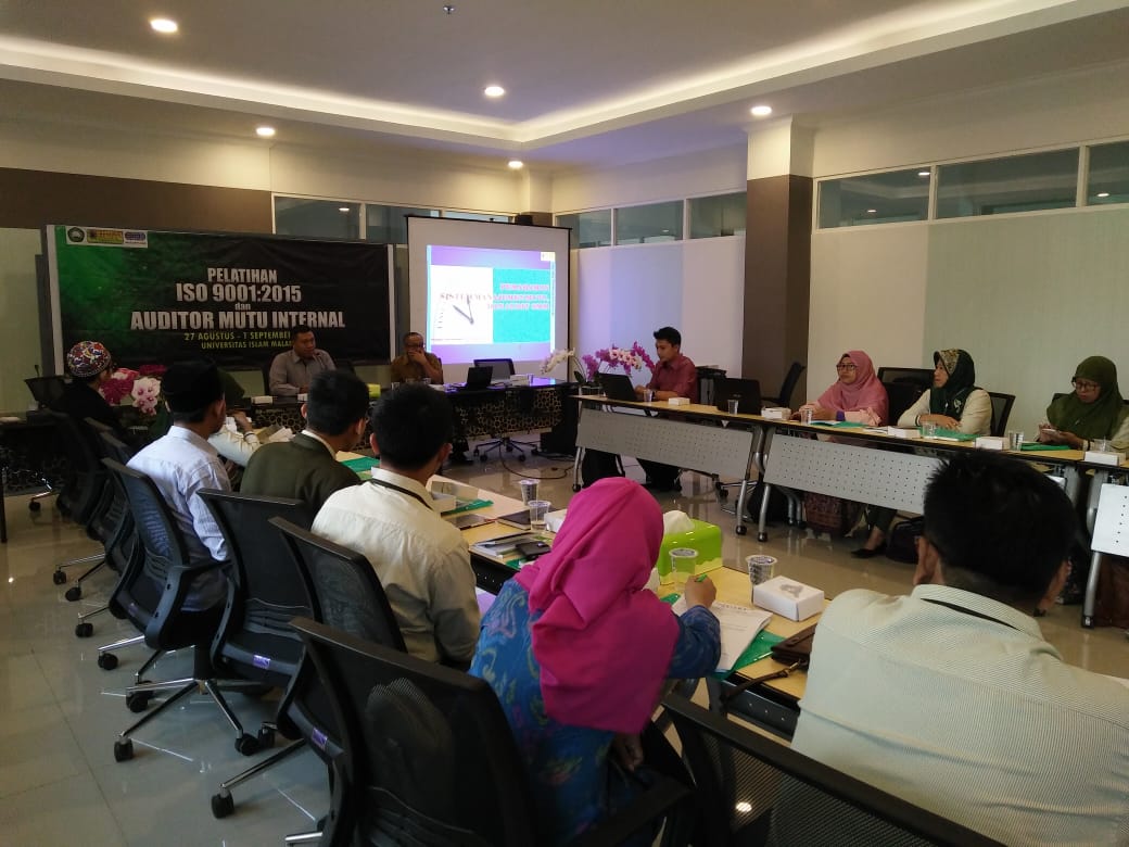 PELATIHAN ISO 9001:2015 dan AUDITOR MUTU INTERNAL