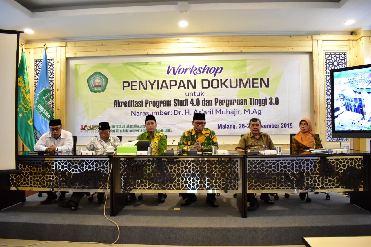 Workshop Penyiapan Dokumen Akreditasi